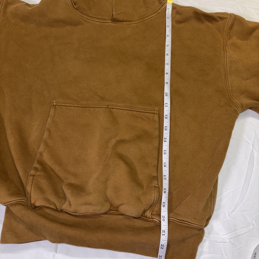 Yeezy X GAP Perfect Hoodie Mens Small Brown/Gold Heavyweight Double Layer YZY - Picture 6 of 7